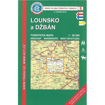 8 Lounsko a Džbán mapa 1:50t.