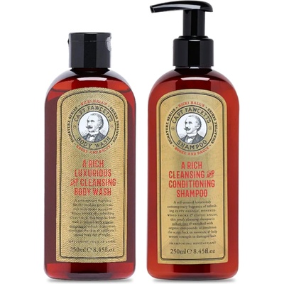 Captain Fawcett Ricki Hall's Booze & Baccy Hair & Body Wash Set