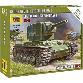 Zvezda Easy Kit Soviet Tank KV 2 ZV 6202 1:100