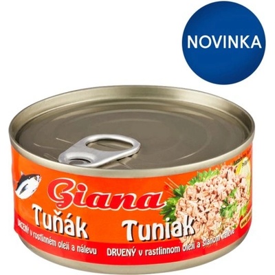 Giana Tuniak drvený v rastlinnom oleji a slanom náleve 170 g