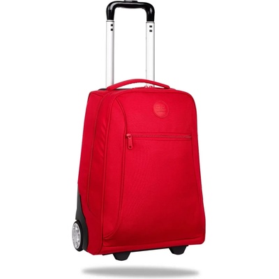 COOLPACK Ученическа раница на колела Coolpack - Compact - rpet RED