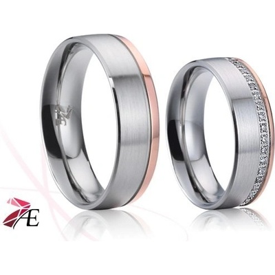 Goldpoint Snubní prsteny z chirurgické oceli 024 Orfeus a Euridika