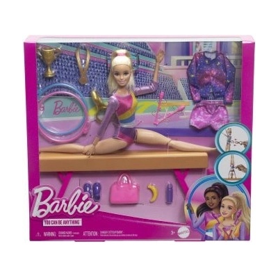 Mattel Barbie Kariéra Osvěžující gymnastická hrací sada Panenka – Zboží Dáma