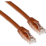 ACT cat6 u-utp пач кабел 0, 5 м, кафяв (is1600)