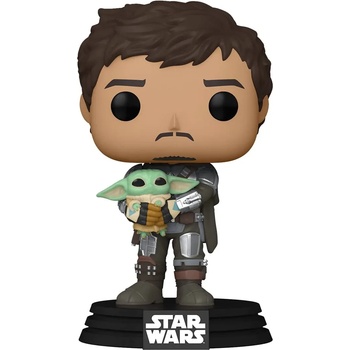 Funko Фигура Funko POP! Television: The Mandalorian - The Mandalorian with Grogu #461