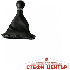 Paolo Топка за скоростен лост с маншон съвместима с Passat B6 3C (05-10) със 6 скорости - Black (58073) - steficenter