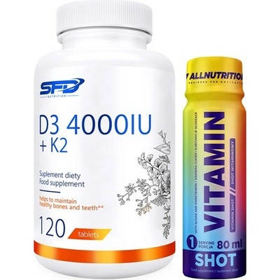 SFD NUTRITION Vitamín D3 4000 + K2 120 tabliet