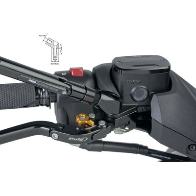 Podpora zadního zrcátka PUIG 3883N černý