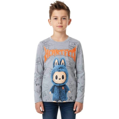 chlapecké tričko S PŘÍŠERKOU Šedá: