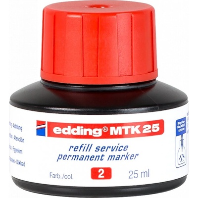 Edding MTK25 Inkoust pro permanentní fixy červený