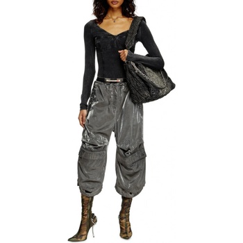 Diesel šortky P-dayetz-short-fem-q1 Trousers grey