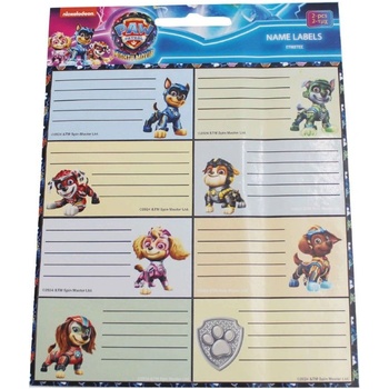 PAW PATROL Ученически етикети Paw Patrol - 16 броя (774-00946)