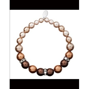 Náramok sa Swarovski Elements 33016.3 brown