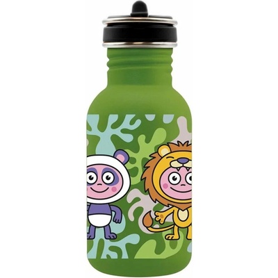 Laken detska nerezová flaša 500 ml zelená