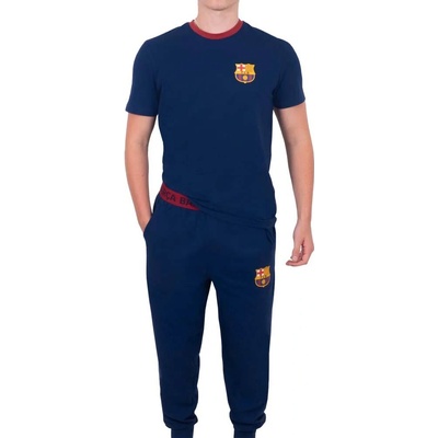 Fan-shop Pyžamo BARCELONA FC Long modré