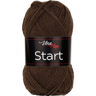 Vlna-hep Příze Start 41057 tmavě hnědá