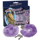 Pouta Toy Joy fialová Furry fun Cuffs Purple Plush