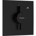 Hansgrohe DuoTurn E 1-функционален душ смесител за вграждане черен мат (75617670)