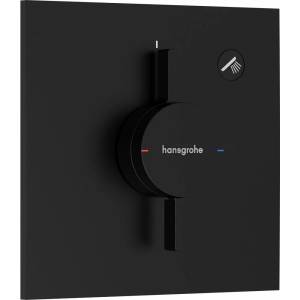 Hansgrohe DuoTurn E 1-функционален душ смесител за вграждане черен мат (75617670)