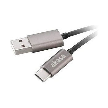 Akasa AK-CBUB32-10GR USB 2.0 typ C na typ A, 100cm