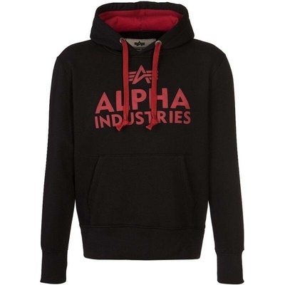 Alpha Industries mikina Foam Print Hoody černá