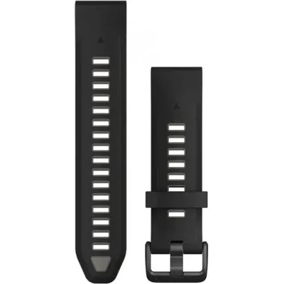 Garmin QuickFit® 20 Black/Pebble Gray силоконова каишка 010-13391-00 (010-13391-00)