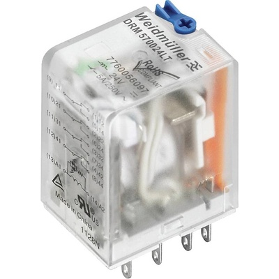 Weidmüller DRM570048LT/4CO/48V DC, 7760056098 zátěžové relé, monostabilní, 1 cívka, 250 V/AC, 5 A, 20 ks