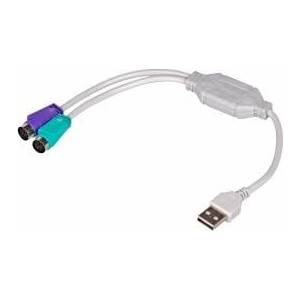 Akyga Adapter AK-AD-15 USB / 2x PS/2