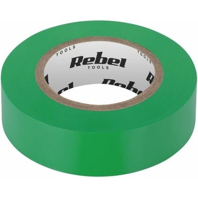 Rebel Páska izolačná 0,13 mm x 19 mm x 18,30 m zelená