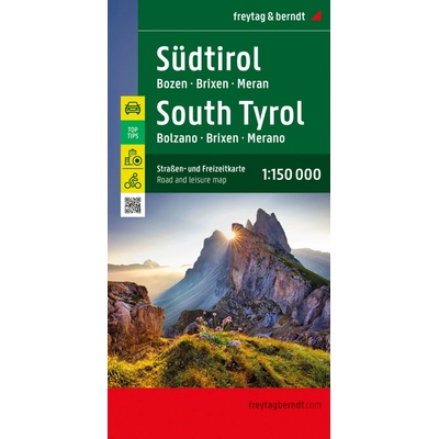 Južné Tirolsko, Bolzano 1: 150 000 Freytag&Berndt