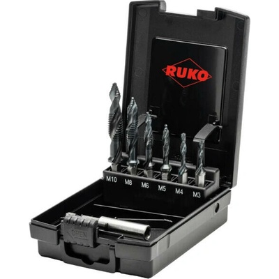 RUKO Záv + vrták bit M3-M10 sada FlowRuNa