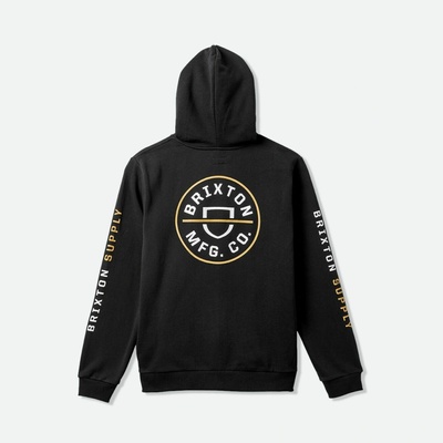 Brixton Crest Hood Bkatw