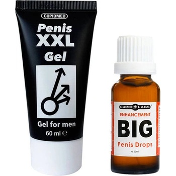 Гел за уголемяване на пениса penis xxl gel 60мл + Капки за уголемяване на пениса big penis drops