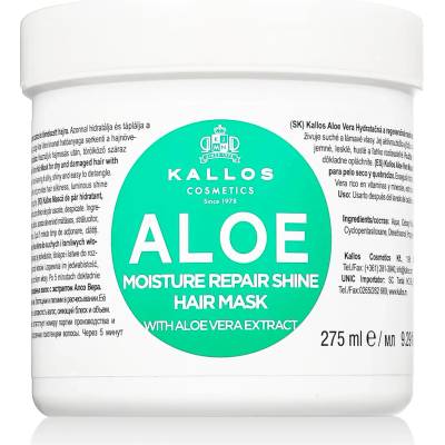 Kallos Aloe Vera Маска за коса за жени 275 ml опция Нова опаковка