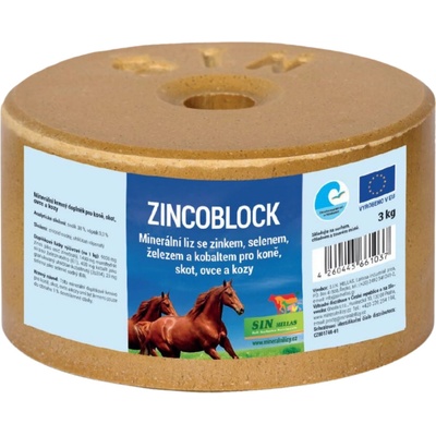 S.I.N. Hellas Zincoblock Minerální liz 3 kg