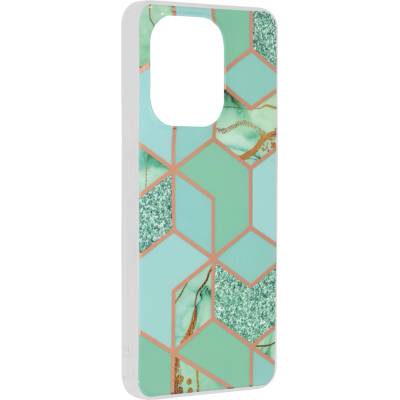 Techsuit Калъф за Xiaomi Redmi Note 13 4G - Marble Series - Green Hex