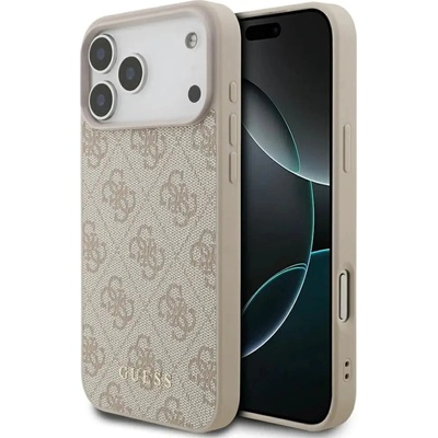 GUESS Класически калъф Guess 4G за iPhone 17 Pro Max - розов