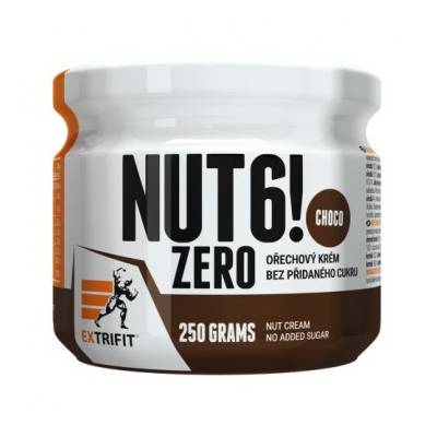 EXTRIFIT - NUT6! ZERO 250G, ČOKOLÁDA
