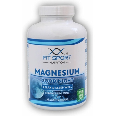 FitSport Nutrition Magnesium GOOD NIGHT 150 vege kapslí