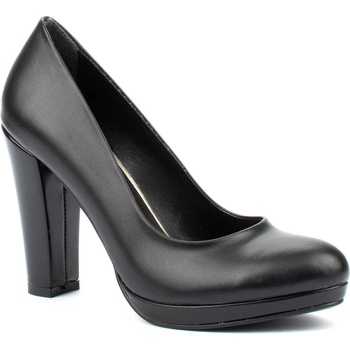 Черни дамски обувки от еко кожа