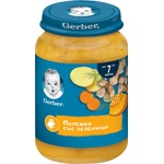 Gerber пюре зеленчуци с пилешко - 190 г