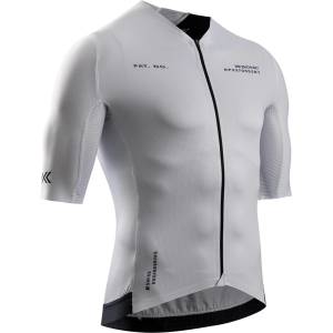 X-Bionic Мъжка фланелка с къс ръкав за колоездене X-Bionic Corefusion Aero Jersey S/S Cycling jersey - Off White - размер XXL (056-3181-0415)