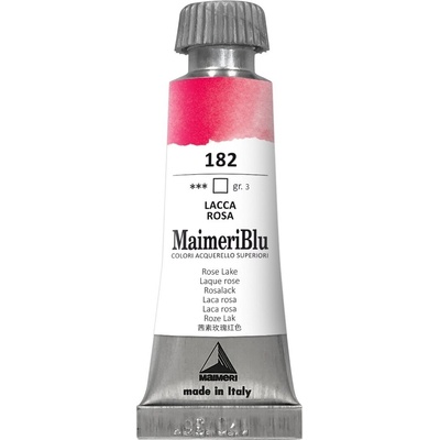 Maimeri Blu Акварелна боя Rose Lake 182 12 ml 1 бр (M1609182)