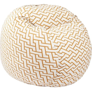 Image 1 of PUFRELAX Барбарон 600л. King Size, Zappity Orange, Перящ се калъф, Пълнеж с микс от мемори пяна и дунапрен, Гама Premium (PUF-M-K-PT-ZAO)