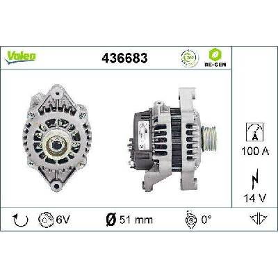 Generátor VALEO 436683