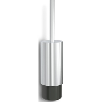 DECOR WALTHER Четка за тоалетна Of Line стенна с черна основа сребриста (0671643)