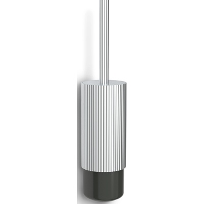 DECOR WALTHER Четка за тоалетна Of Line стенна с черна основа сребриста (0671643)