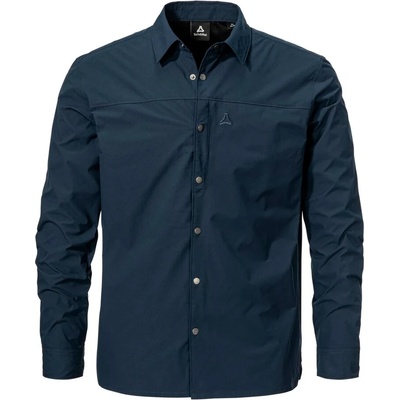 Schöffel Мъжка риза с копчета Schöffel Shirt Style Maghera Shirt - Navy Blazer - размер 54 (EU) (033-3058-0215)