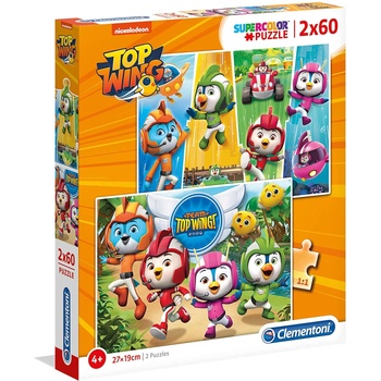 Clementoni Top Wings Пъзел Унисекс 2 x60 бр