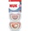 Nuk First Choice биберон залъгалка, силикон, 6-18 мес. , 2 бр. , Night, Заек/Овца (10176376)